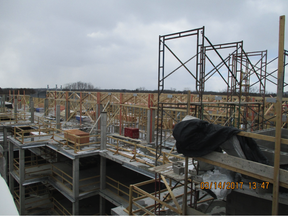 Exterior stud framing of riverstone