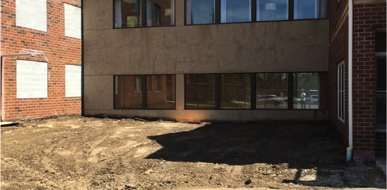 Outside view of the Flats