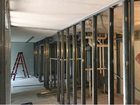 Drywall and Flooring at the Flats