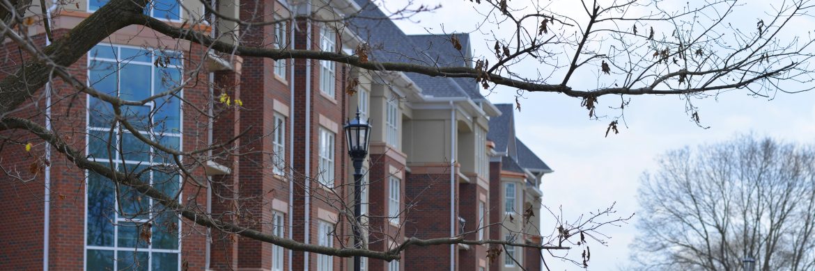 outdoor view of apartments at Friendship Village