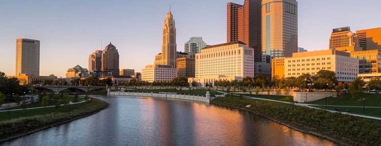Columbus city skyline
