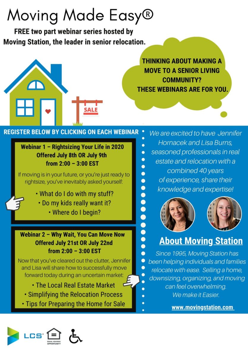Moving Station webinars resizing real estate