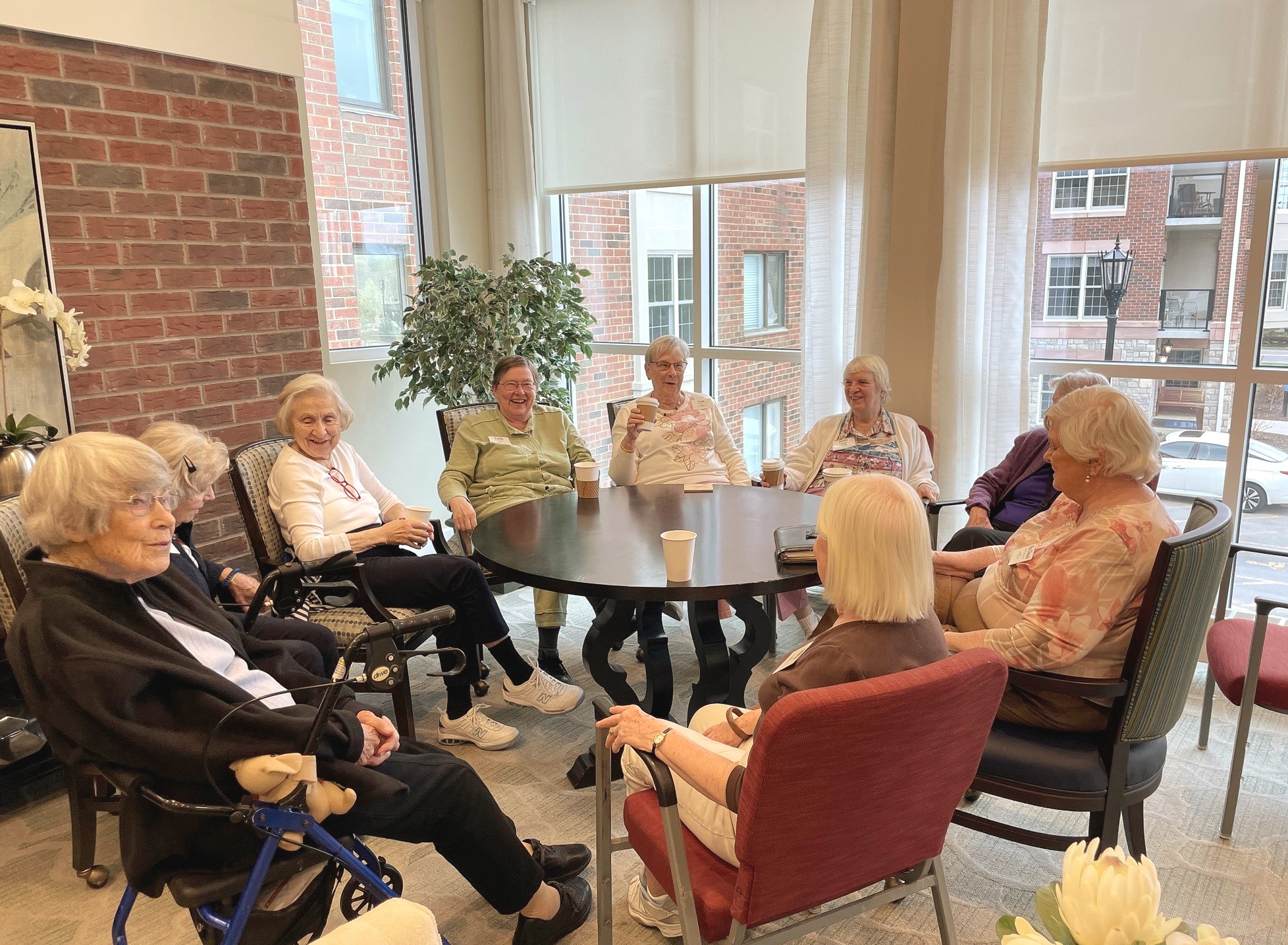 Friendship Village of Dublin residents gather for Coffee Klatch