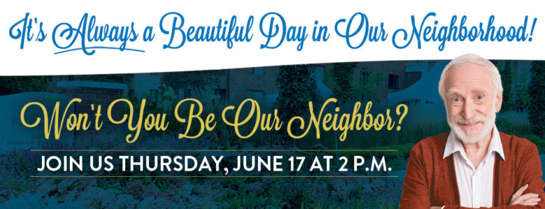 Graphic invitation to June 17th Meet the Neighbors webinar
