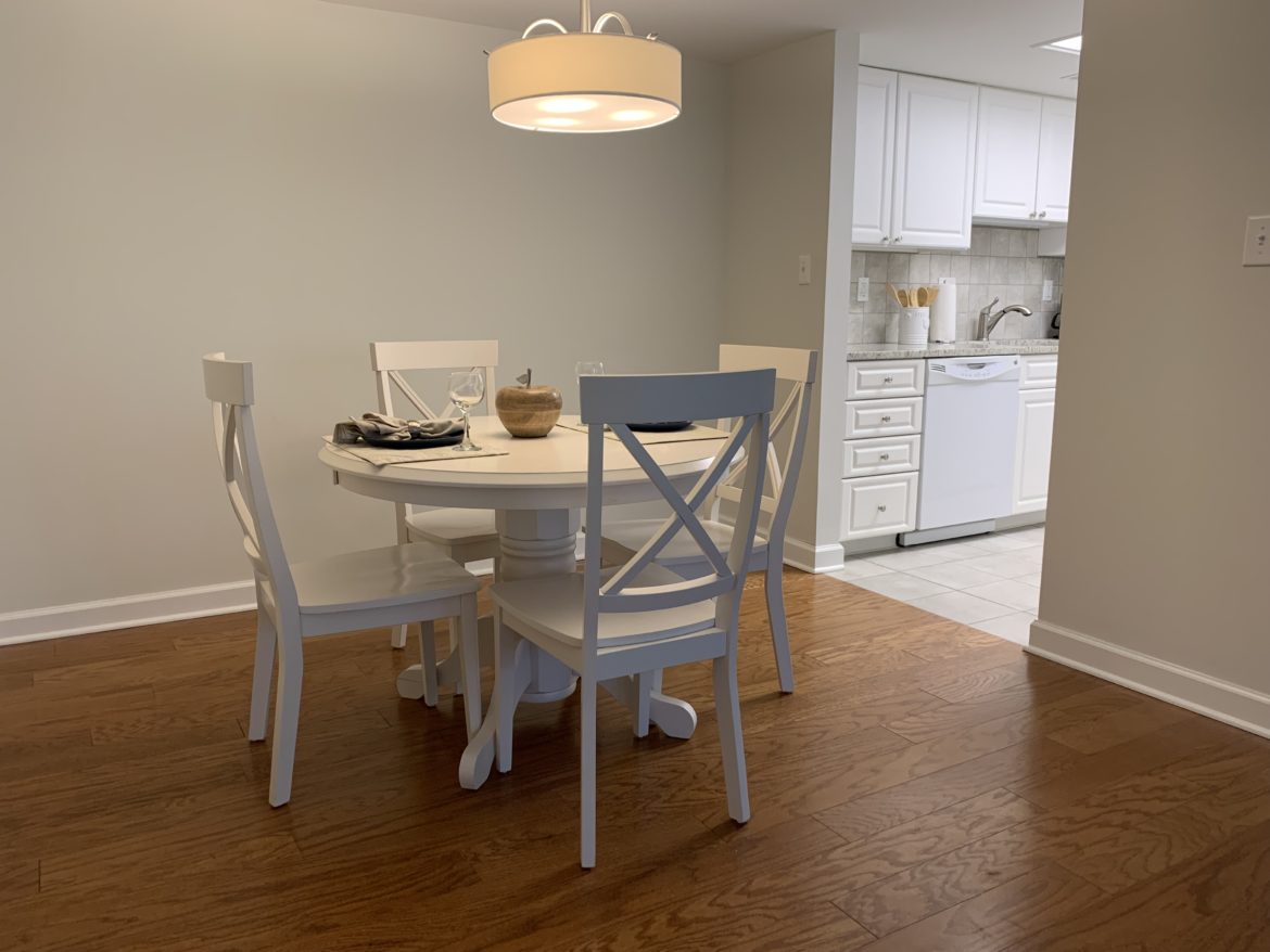 kitchen in the Longford II independent living apartment