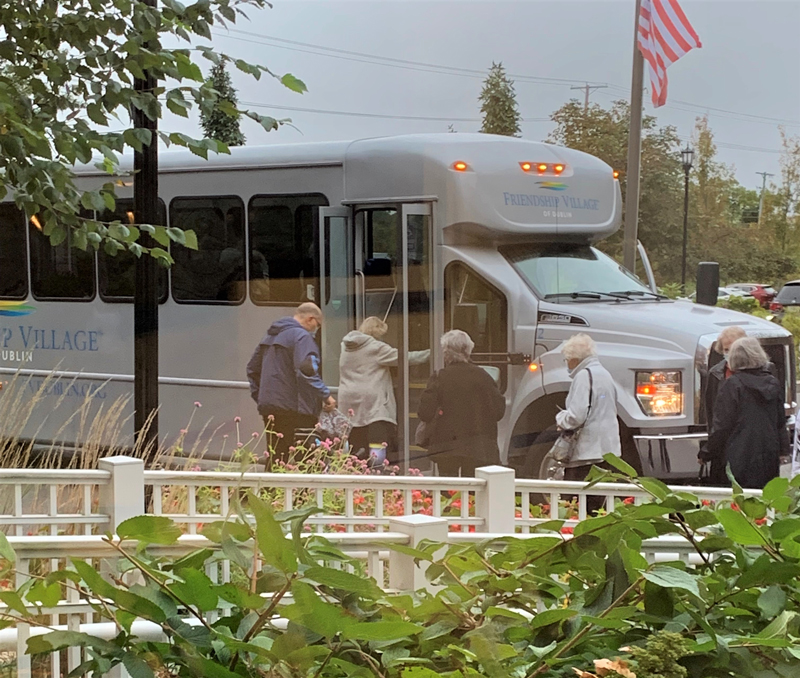 transportation department takes residents on trips
