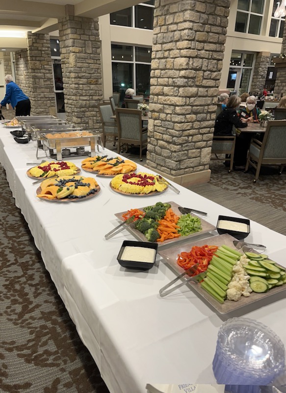 Buffet salads and fruit trays