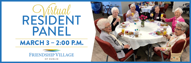 virtual resident panel online senior living event