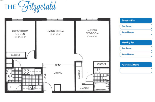 fitzgerald floor plan