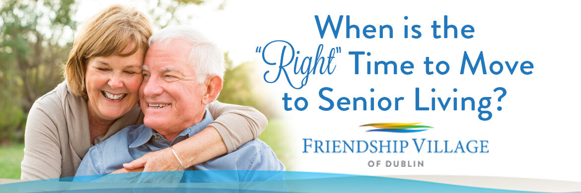 Graphic: when is the right time to move to senior living?