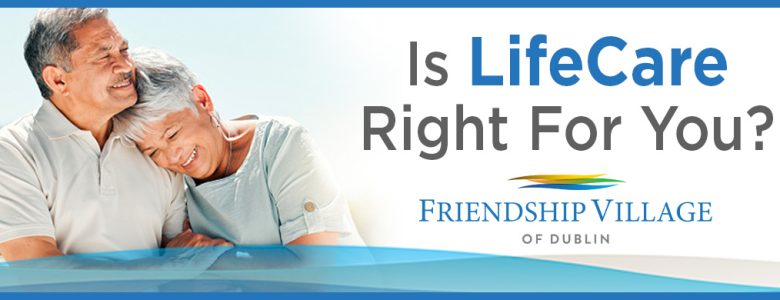 Graphic featuring older couple: Is LifeCare Right for You?