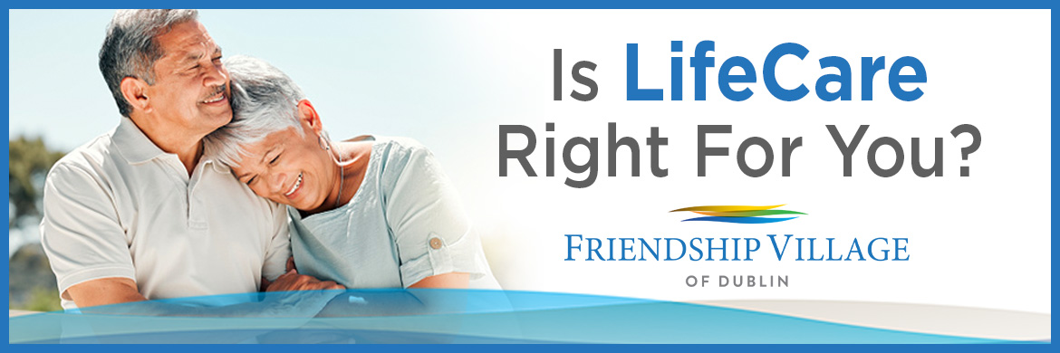 Graphic featuring older couple: Is LifeCare Right for You?