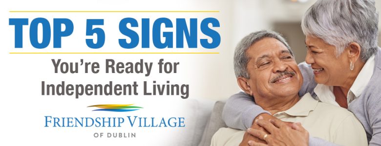 Graphic: Top 5 signs you're ready for independent living
