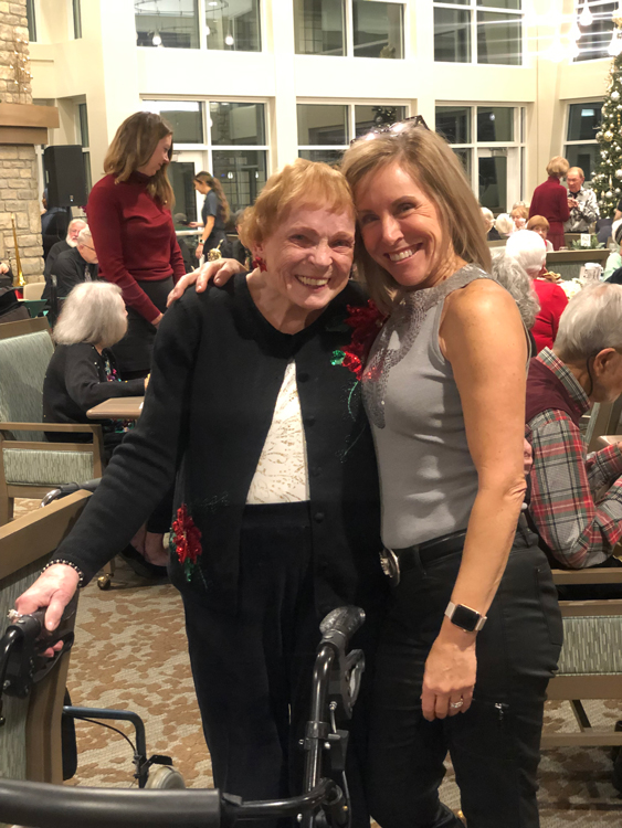Friendship VIllage of Dublin Resident Ruth F. (left)