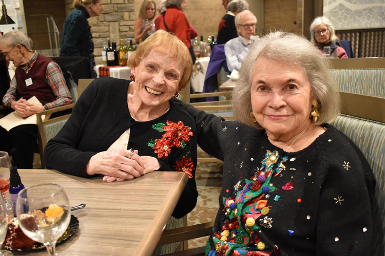 Friendship VIllage of Dublin Resident Ruth F. (left) with a friend.