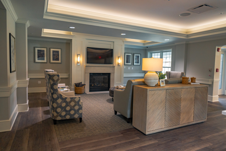 Sitting room in Rowan House Memory Care
