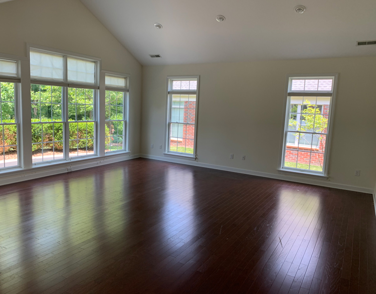 open concept living n the villas at friendship village of dublin