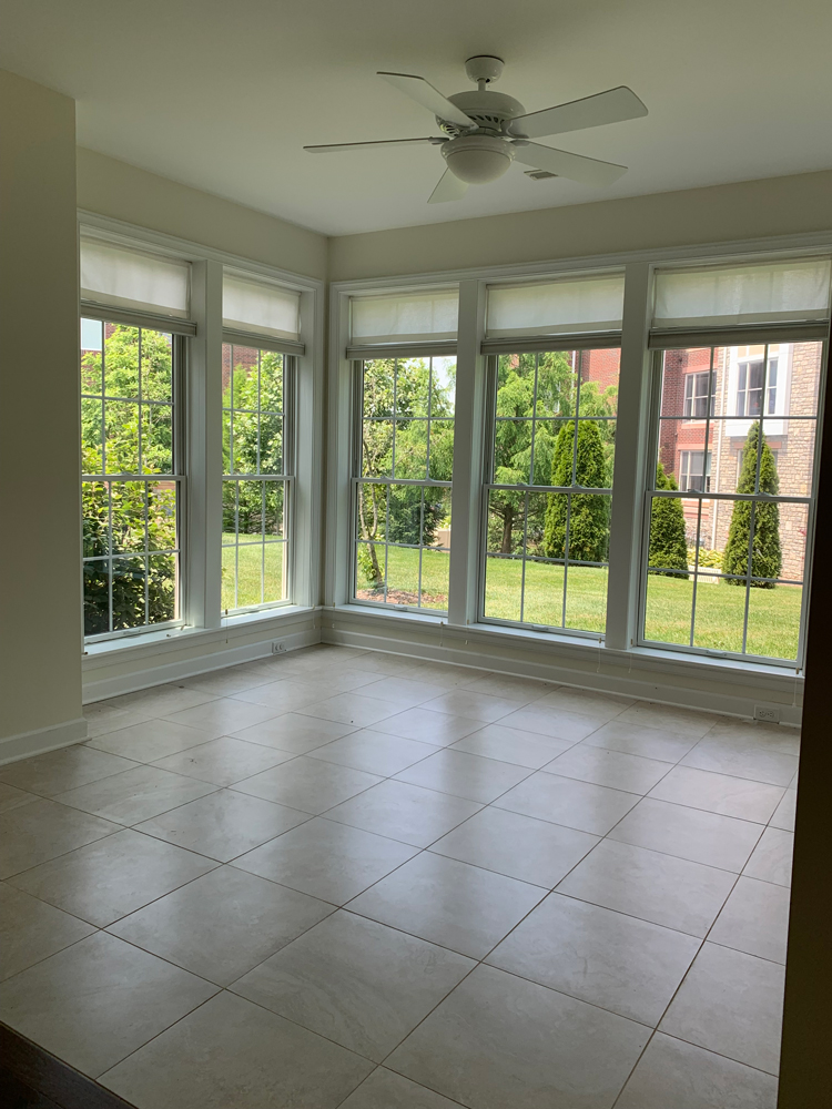 four-season solarium in the villas at friendship village of dublin