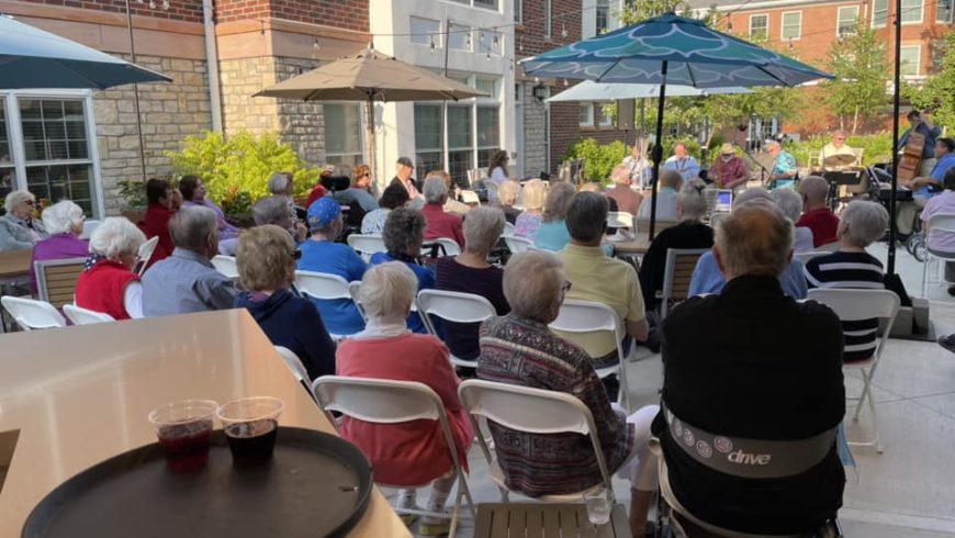 Friendship Village of Dublin residents enjoying concert