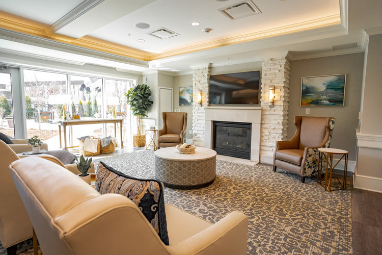 Sitting area in Rowan House Memory Care