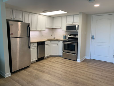 Open plan Brandon kitchen