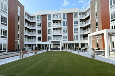 The Bailey's outdoor entertainment deck