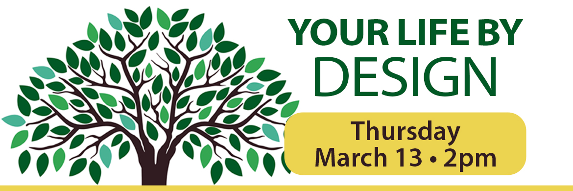 your life by design event graphic