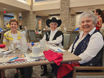 Diner breakfast at Active Aging Week