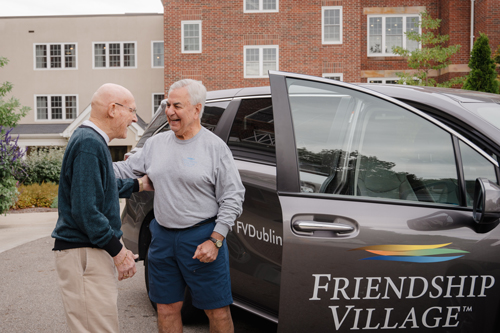 Resident transportation at Friendship Village of Dublin.