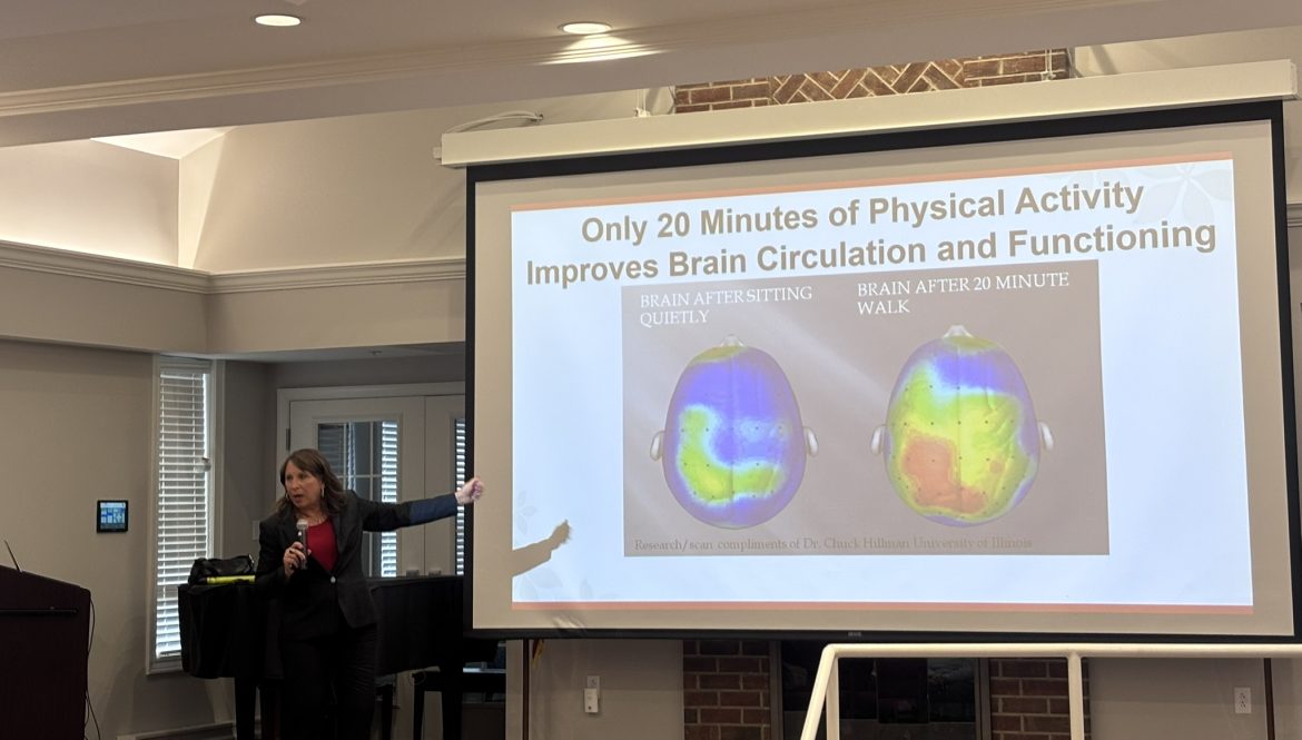 Dr. Bernadette Mazurek Melnyk shares research on brain activity comparisons.