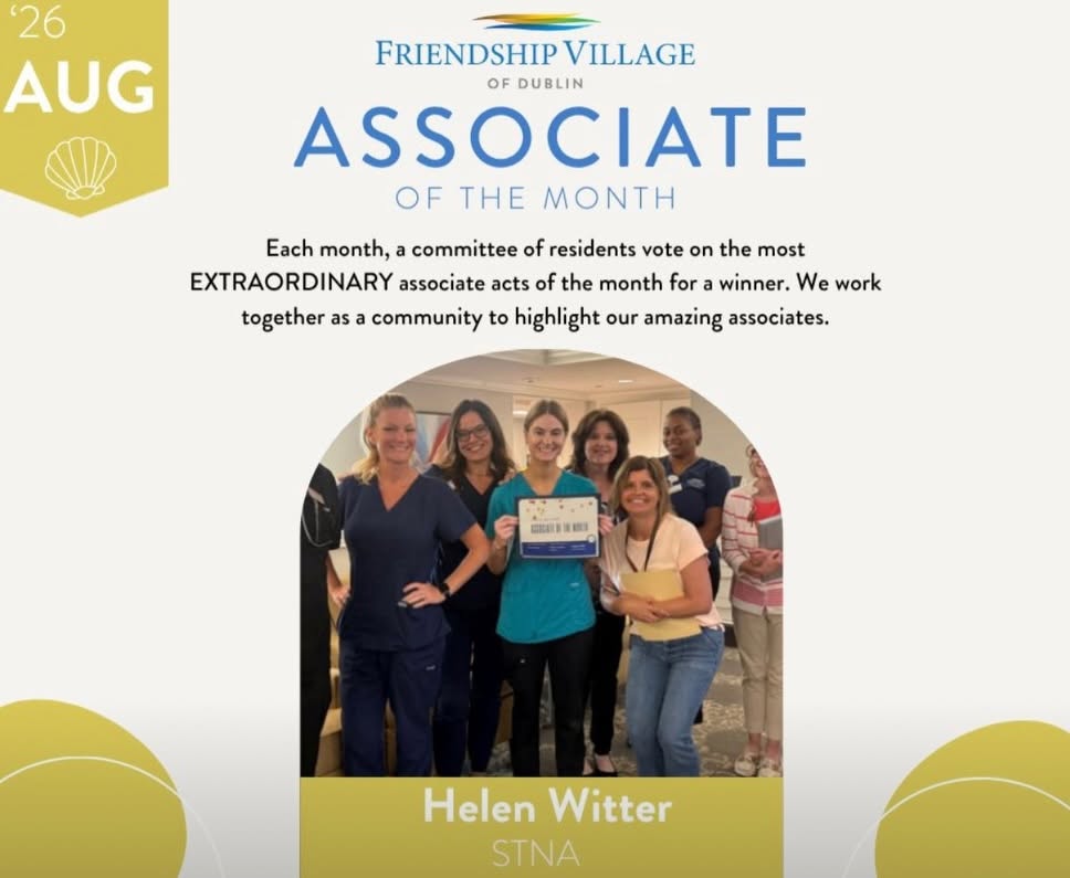 Helen Witter was named Associate of the Month for August 2026.