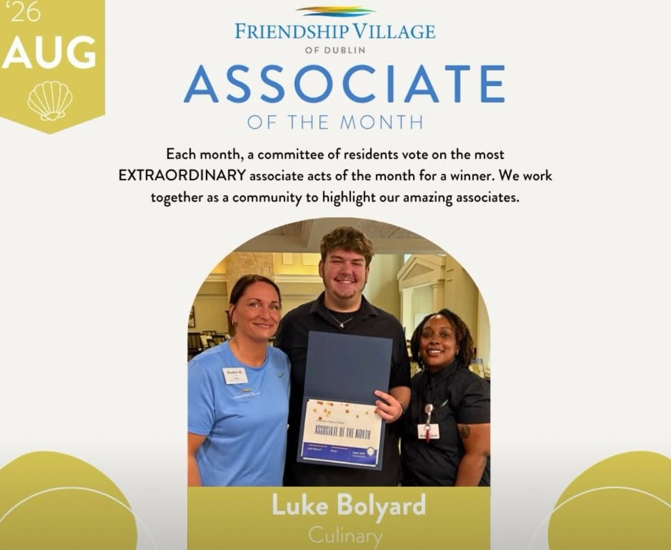 Luke Bolyard was named Associate of the Month for August 2026.